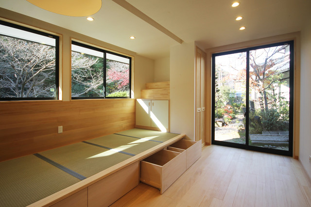 小上がりリビングの家 Japanese Living Room Other By 一級建築士事務所 わびすき Houzz Uk