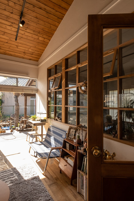 小山町のリノベーションプロジェクト Rustic Living Room Other By ヒロセ写真事務所 Houzz Uk
