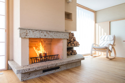 薪ストーブや暖炉のある暖かな家60選 Houzz ハウズ