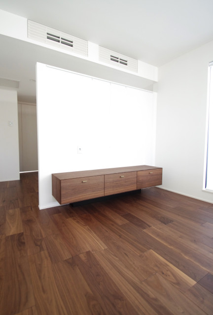 木目の美しいシンプルなテレビボード Modern Living Room Nagoya By Luft ルフト オーダー家具と インテリア Houzz Nz