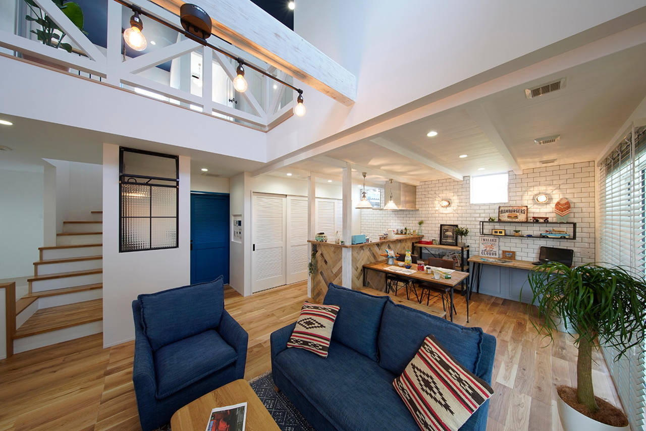 爽やかな風を感じるカリフォルニアスタイルの家 Living Room Other By ユーディーホーム株式会社 Houzz