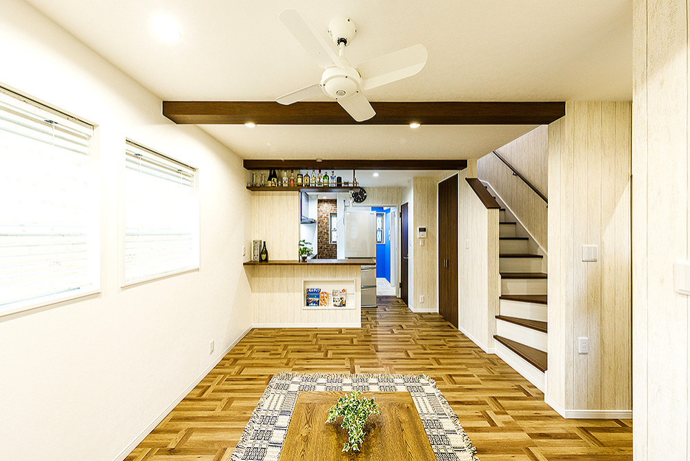 築50年 開放的なリビングに おしゃれなバースタイルのキッチンを実現 Living Room By 株式会社東急re デザイン 旧 東急ホームズ Houzz
