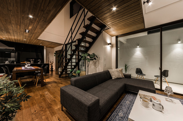 素材に住まう 色 形 素材を遊ぶ おしゃれモダンな家 Living Room Other By 納得住宅工房株式会社 Houzz
