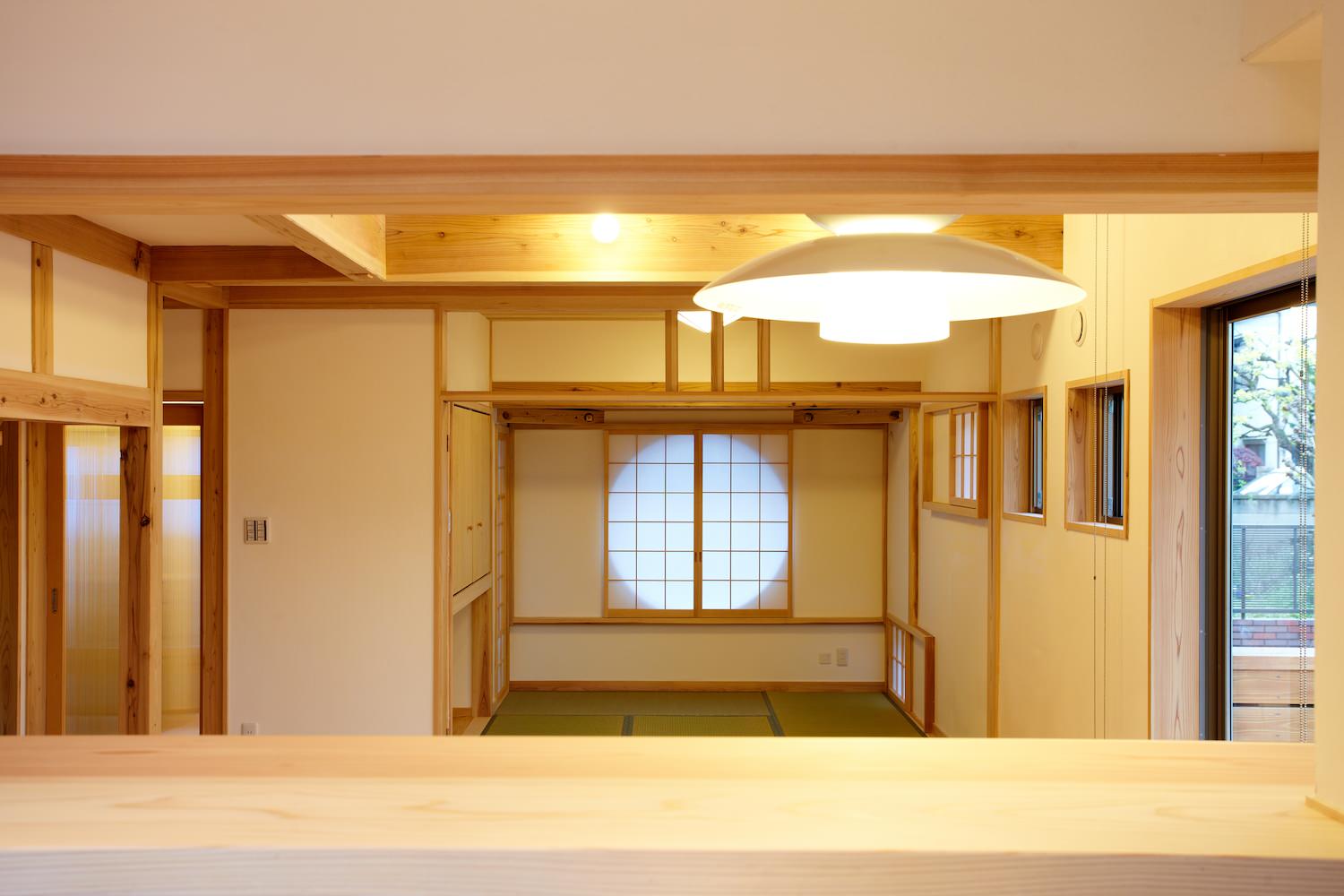 和室の丸窓の事例画像 Houzz