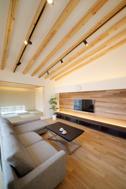 羽目板 内装壁 パネリング Asian Living Room Yokohama By チャネルオリジナル株式会社 Houzz