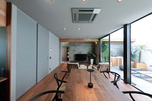 解放感あふれるldk Modern Living Room Other By 有限会社喜々津ホーム Houzz