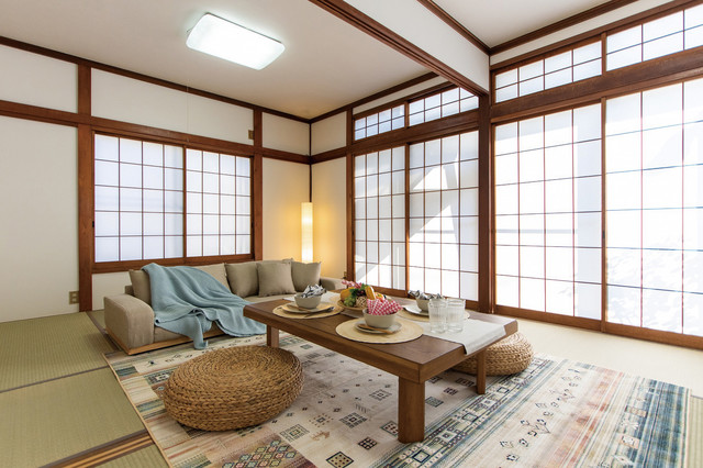 趣をもたらす障子と風情ある暮らしの空間 Japanese Living Room Other By 株式会社crux Houzz Ie