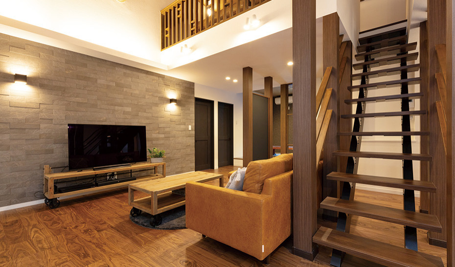 過去と現在の調和 昔の趣を残した吹き抜けのある家 Living Room Other By Toto株式会社 Toto Ltd Houzz