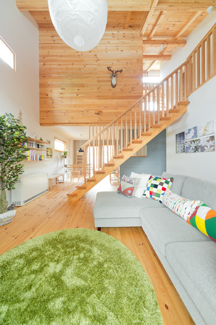 阪急宝塚山手台モデルハウス 北欧 リビング 他の地域 株式会社モコハウス Houzz ハウズ