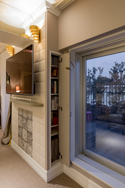 隠し収納 Eclectic Living Room Tokyo By Atelier Favori Houzz Ie