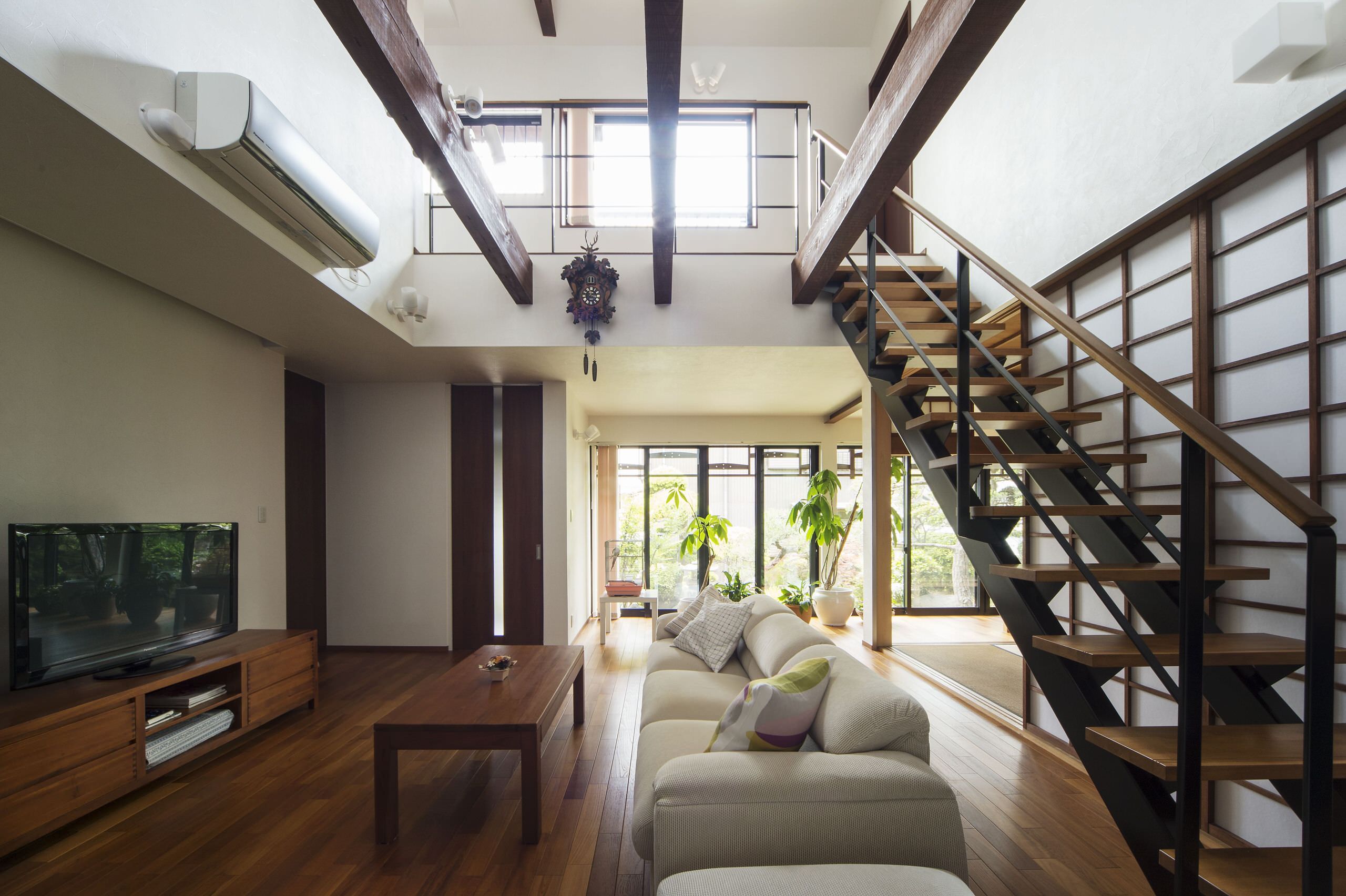 風と光の抜ける家 Contemporary Living Room Tokyo By 住友林業ホームテック Houzz