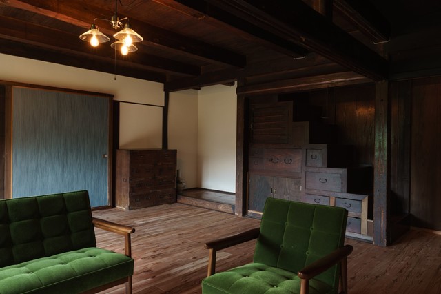 高瀬の古民家 Asiatique Salon Autres Perimetres Par 古民家ライフ株式会社 Houzz
