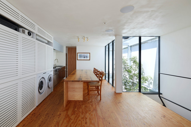 8house ミニマリストの二世帯住宅 Retro Salon Tokyo Par Arbol一級建築士事務所 8house ミニマリストの二世帯住宅 Retro Salon Tokyo Par Arbol一級建築士事務所