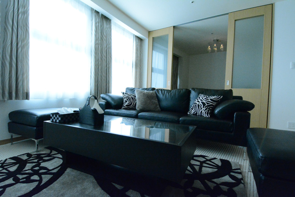 014 男性ひとり暮らしのインテリアコーディネート Modern Living Room Tokyo By Interior Design Luce Houzz