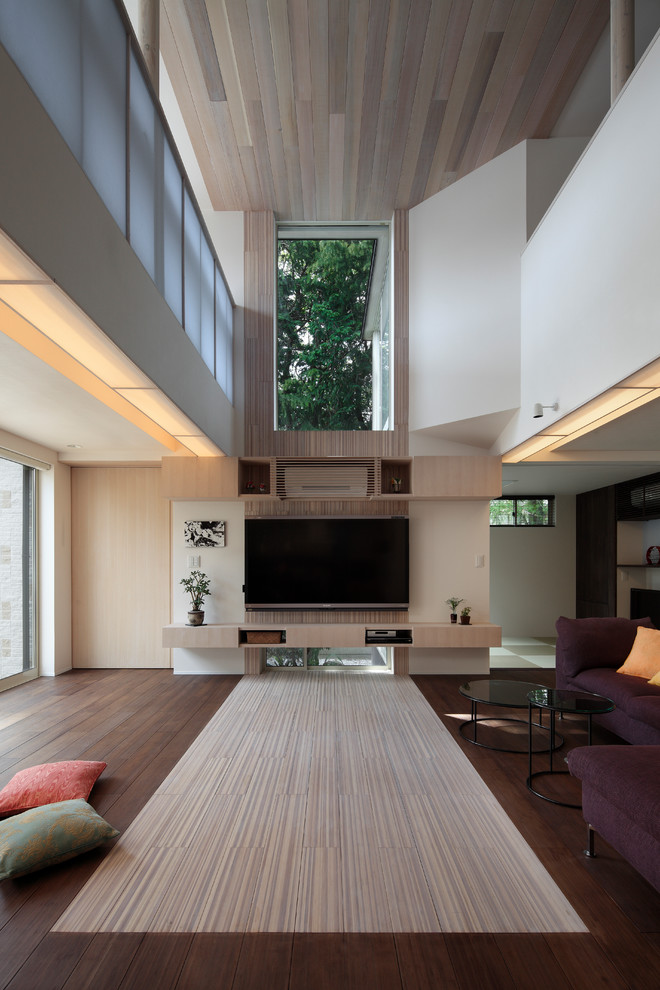 Best Of Houzz 19 を受賞 参道の緑を借景する家best Of Houzz 19 連続受賞 Asian Living Room Tokyo By 長谷川建築デザインオフィス Hasegawadesign Houzz