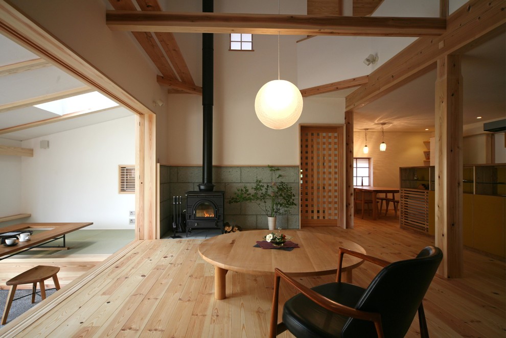 Dutchwest Farmhouse Living Room Tokyo By 一般社団法人日本暖炉ストーブ協会 Houzz