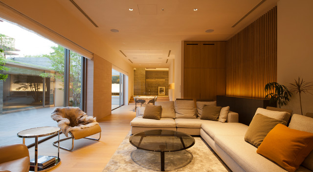 F邸 Modern Living Room Nagoya By 芦原太郎建築事務所 Taro Ashihara Architects Houzz