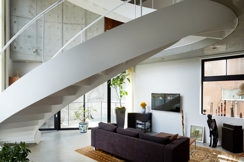 Stir Industrial Living Room Tokyo By 株式会社 御手洗龍建築設計事務所 Houzz