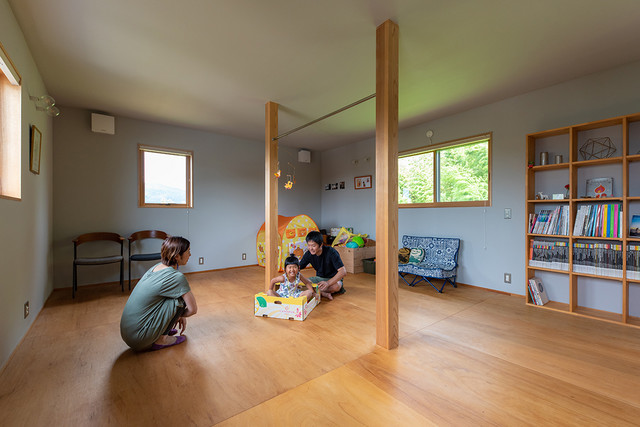 農作業小屋を改築し 竹林を眺めるのどかな住まいに Asiatico Comedor Otras Zonas De オーガニックスタジオ新潟 株 Houzz