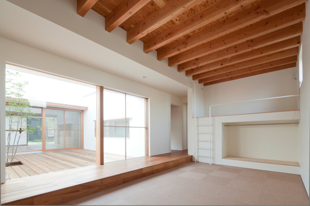 高浜の家 通り土間の先に中庭が広がる住まい Nordico Dormitorio Infantil Nagoya De 松原建築計画 Matsubara Architect Design Office Houzz