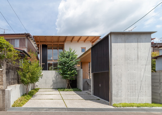 キャノピーの家 House Exterior Other By 細木建築研究所 Houzz Uk