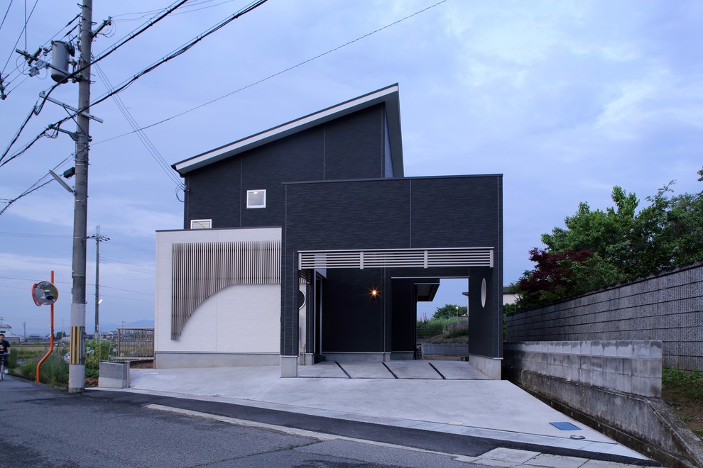 シンプルに暮らすモノトーンneo和モダンの家 Modern Exterior Other By やまぐち建築設計室 Houzz