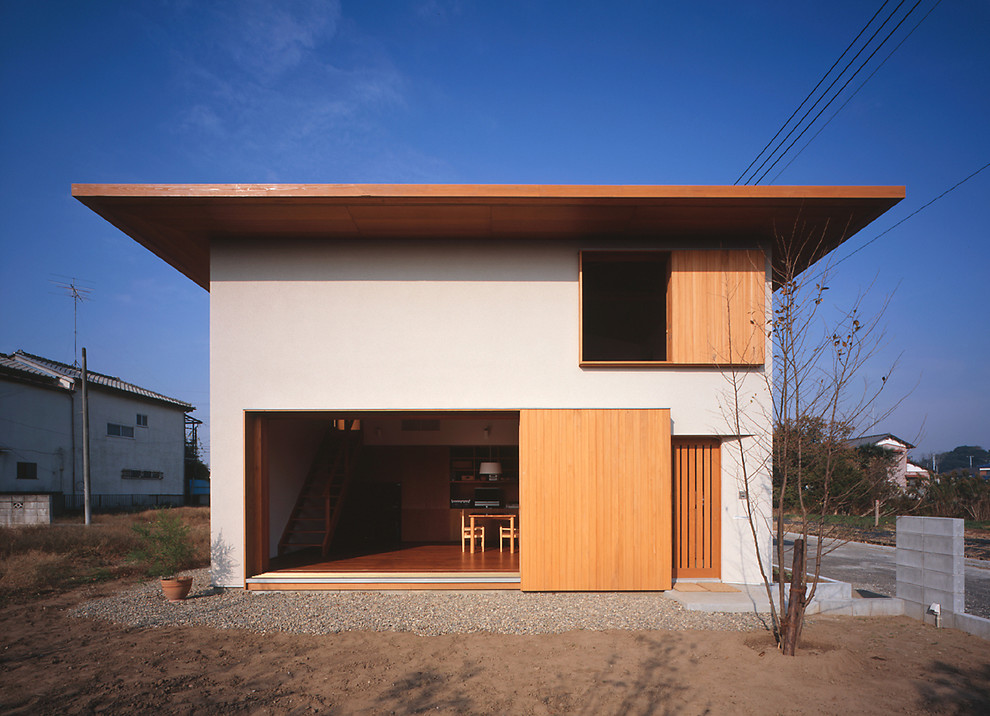 ミニマル モダン和風の２世帯住宅 Asian Exterior Other By 有田佳生建築設計事務所 Houzz