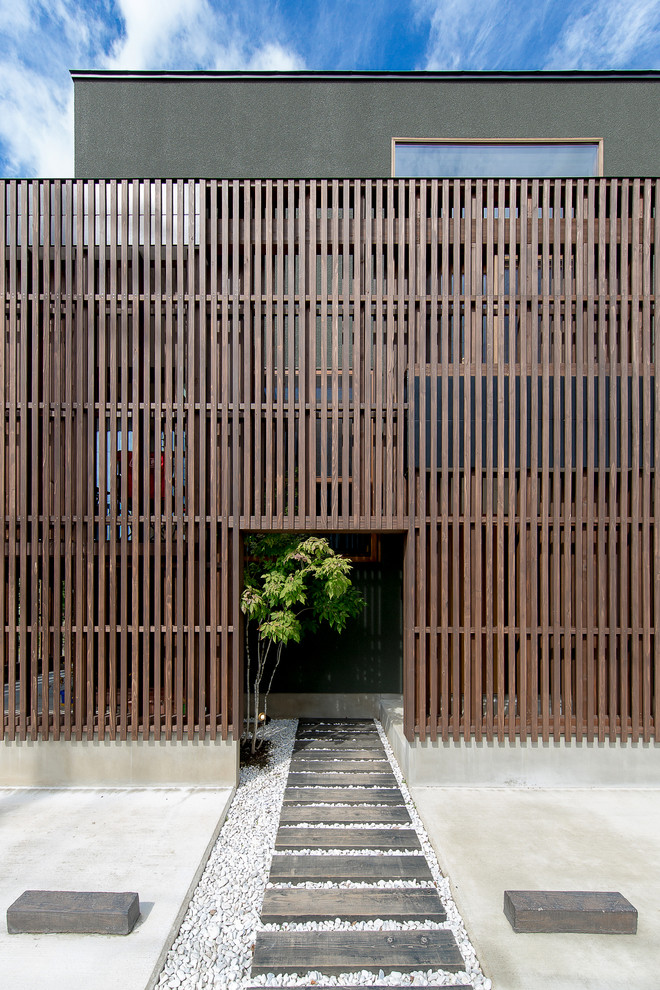 ルーバーの内側に緑がのぞく玄関ポーチ Modern Exterior Other By 株式会社 建築工房dada Houzz ルーバーの内側に緑がのぞく玄関ポーチ Modern Exterior Other By 株式会社 建築工房dada Houzz