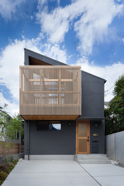 ルーバー Asiatico Fachada De 江間忠木材株式会社 エコライフ事業部