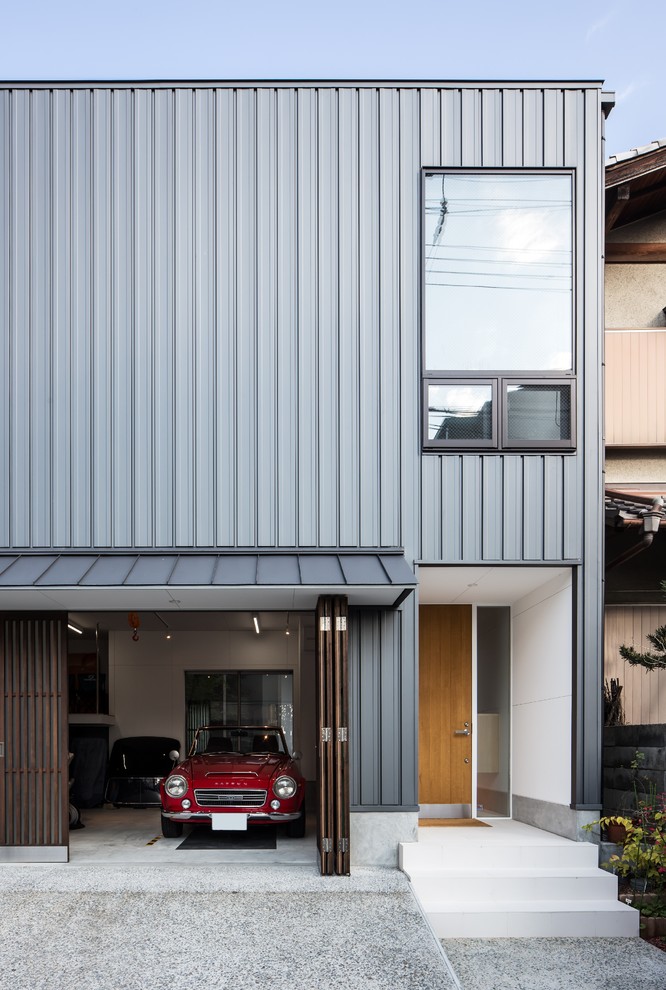 京都 北区の二世帯ガレージハウス Japanese Exterior Kyoto By ザウス株式会社 Zaus Co Ltd Houzz