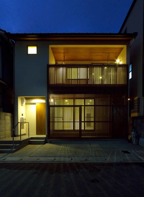 前面格子の家 Japanese Exterior Kyoto By 株式会社 中藏 Houzz