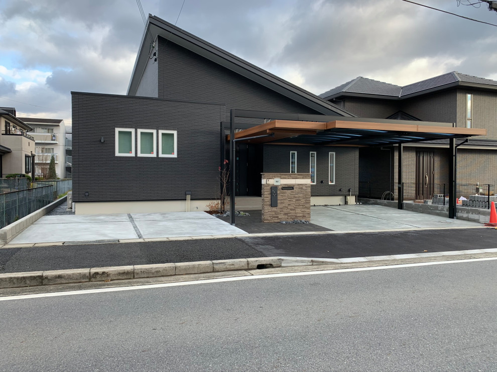 加東市外構 機能的でかっこいいカーポート Modern Exterior Other By Garden Studio庭楽館 Houzz