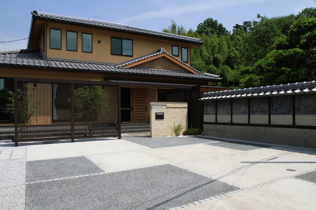 和風モダンの外構 Japanese House Exterior Other By 株式会社 山翠園 Houzz Uk