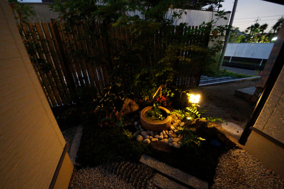 坪庭 エクステリア工房清光園 岡山県ｙ様邸 Japanese Exterior Tokyo Suburbs By Proの庭照明 ライティングマイスター Houzz