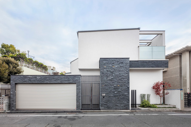 外観 Minimalistisch Hauser Tokio Von 重量木骨の家 耐震構法se構法