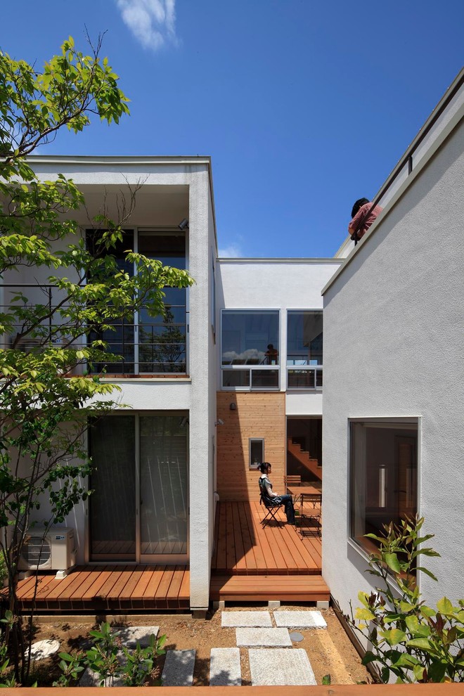 施工事例 Midcentury Exterior Other By みつだ正二建築デザイン研究所 Houzz