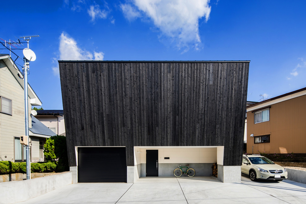正面ファサードは焼杉による外壁 Contemporary Exterior Other By 株式会社 建築工房dada Houzz 正面ファサードは焼杉による外壁 Contemporary Exterior Other By 株式会社 建築工房dada Houzz