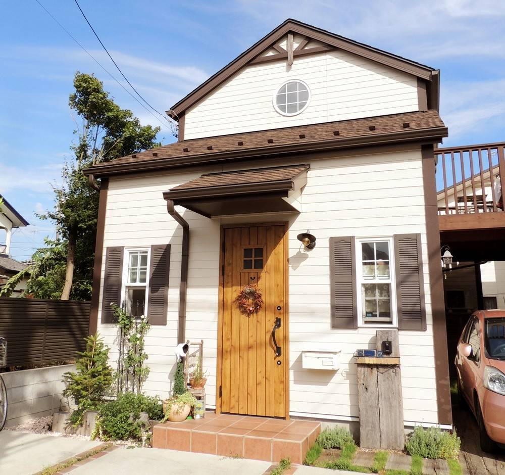 おしゃれなカントリー風家の外観の画像 21年8月 Houzz ハウズ おしゃれなカントリー風家の外観の画像 21年8月 Houzz ハウズ