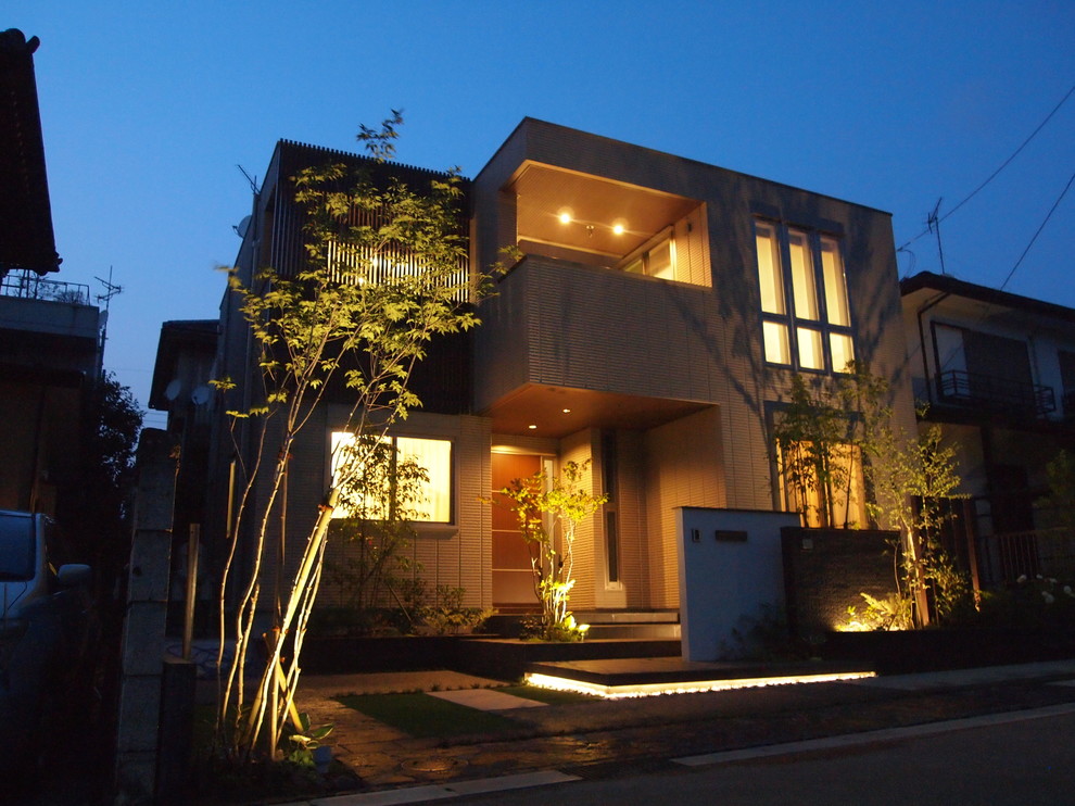 無機質と有機質を融合させるライティング 株式会社ボックスウッド 千葉県ｈ Contemporary Exterior Other By Proの庭照明 ライティングマイスター Houzz