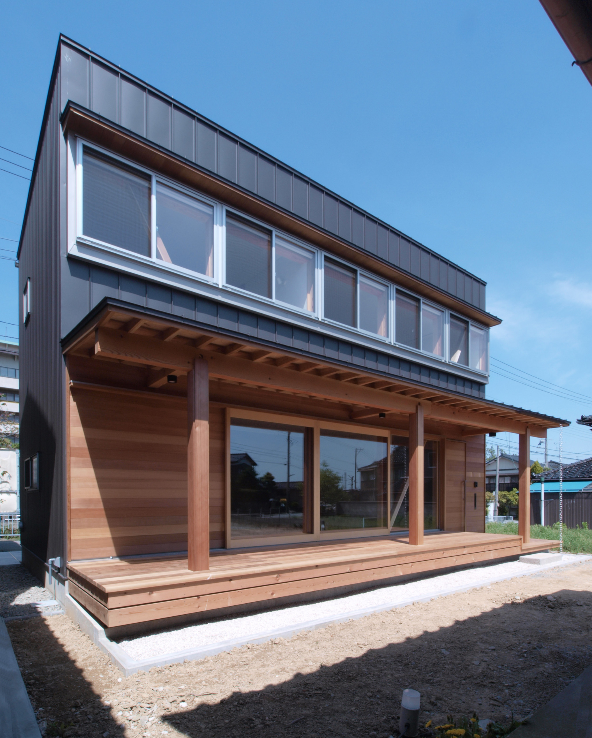 縁側のある家 Contemporary Exterior Other By Inade Architects Houzz