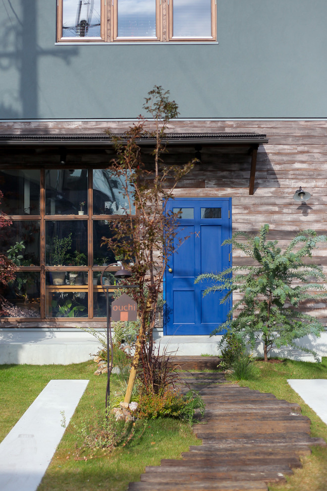 美容室ouchiの外構植栽ランドスケープデザイン Beach Style Exterior Other By Color Label Design Office 殿村明彦 Houzz
