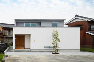 おしゃれなグレーの家の画像 21年8月 Houzz ハウズ