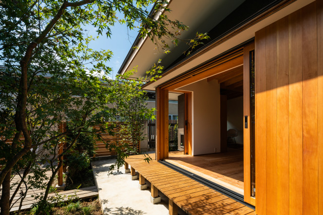 鎌ケ谷の家d 私だけの平屋 Moderno Fachada Otras Zonas De 野口修一 野口修アーキテクツアトリエ Houzz