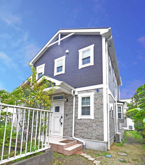 音楽好きの施主の作るオシャレなナチュラルハウス Country House Exterior Tokyo Suburbs By 株式会社コグマホーム Houzz Uk