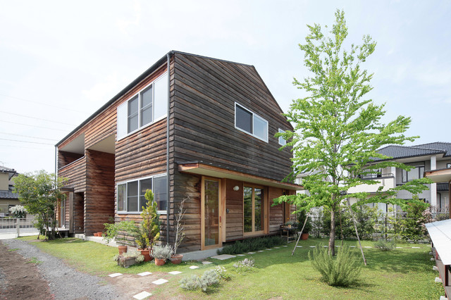 高崎 内田美容室 住宅 Asiatique Facade Autres Perimetres Par 佐藤重徳建築設計事務所 Houzz 高崎 内田美容室 住宅 Asiatique Facade Autres Perimetres Par 佐藤重徳建築設計事務所 Houzz