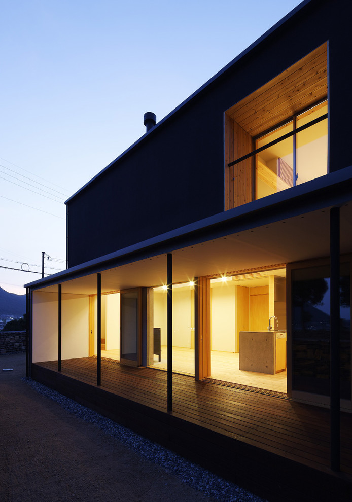 Box Void Modern Exterior Other By 川添純一郎建築設計事務所 Houzz