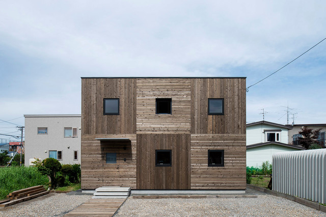 Chtn 太平の家 北欧 家の外観 札幌 一級建築士事務所 アーキラボ ティアンドエム Houzz ハウズ