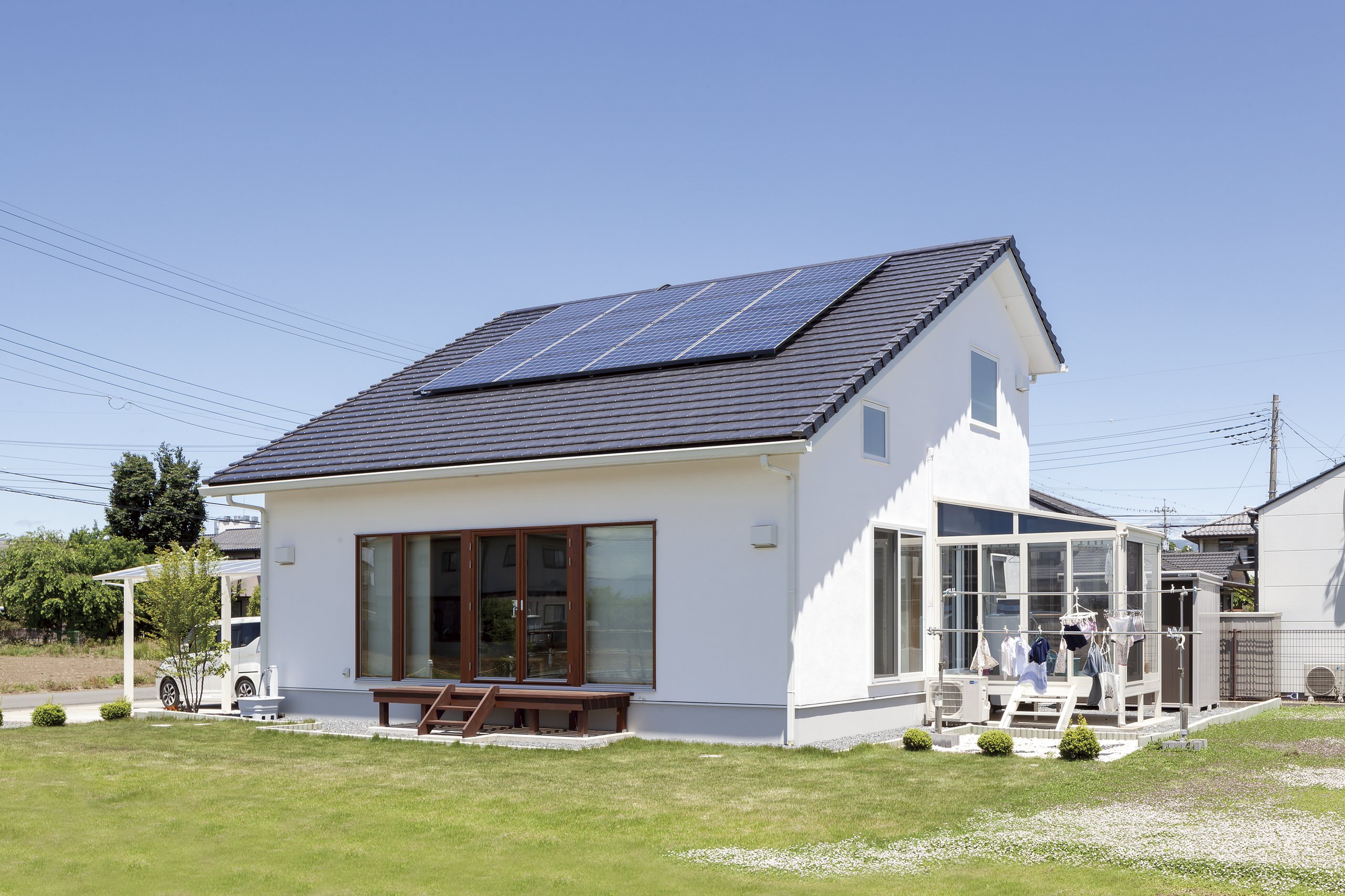 おしゃれな切妻屋根の家の画像 21年9月 Houzz ハウズ