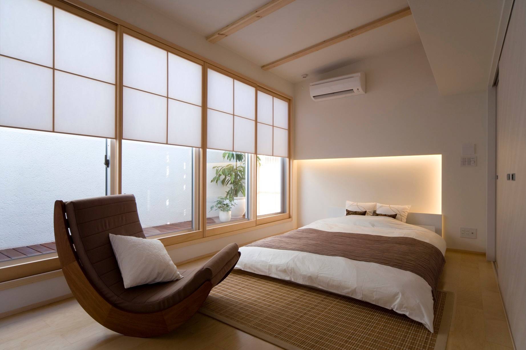 和風のおしゃれな寝室のインテリア画像 75選 22年4月 Houzz ハウズ