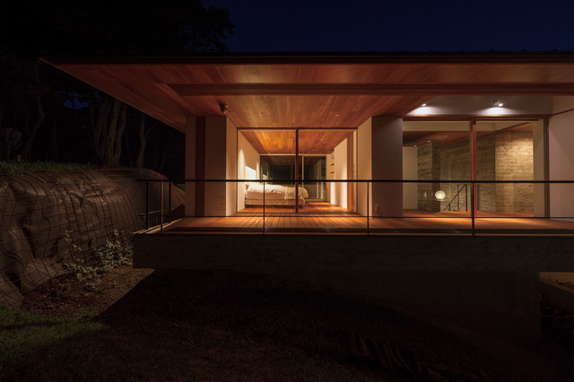 西伊豆の家 雄大な景色と一体になる贅沢な別荘 Modern Bedroom Other By Plusdesign プラスデザイン Houzz Uk